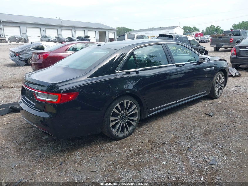 Vin: 1ln6l9nc5h5607840, lot: 45957201, lincoln continental reserve 20174
