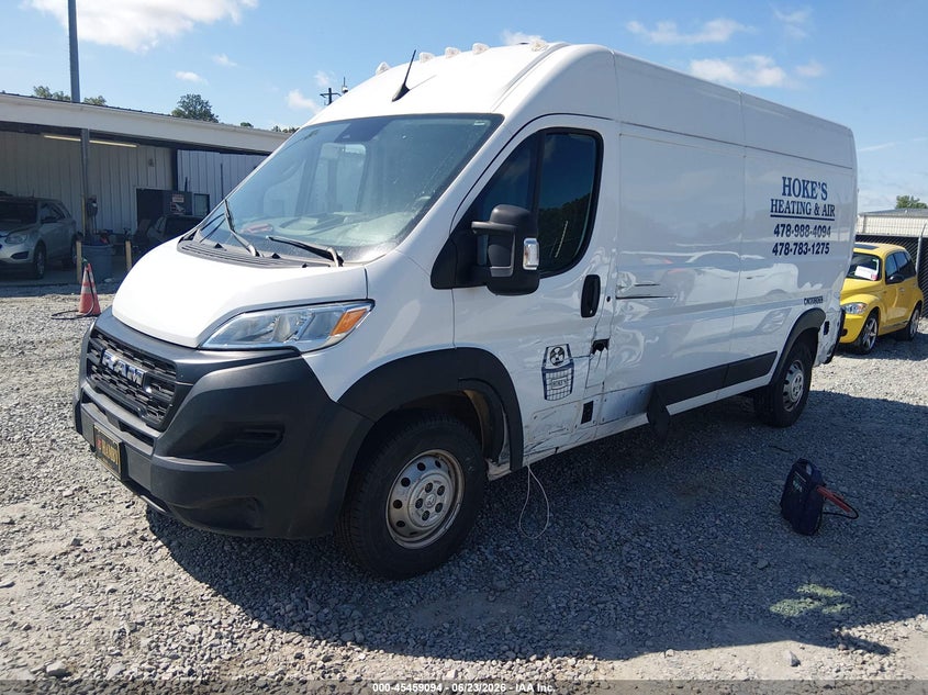 Vin: 3c6lrvdg2pe588872, lot: 45957207, ram promaster 2500 high roof 159 wb 20232