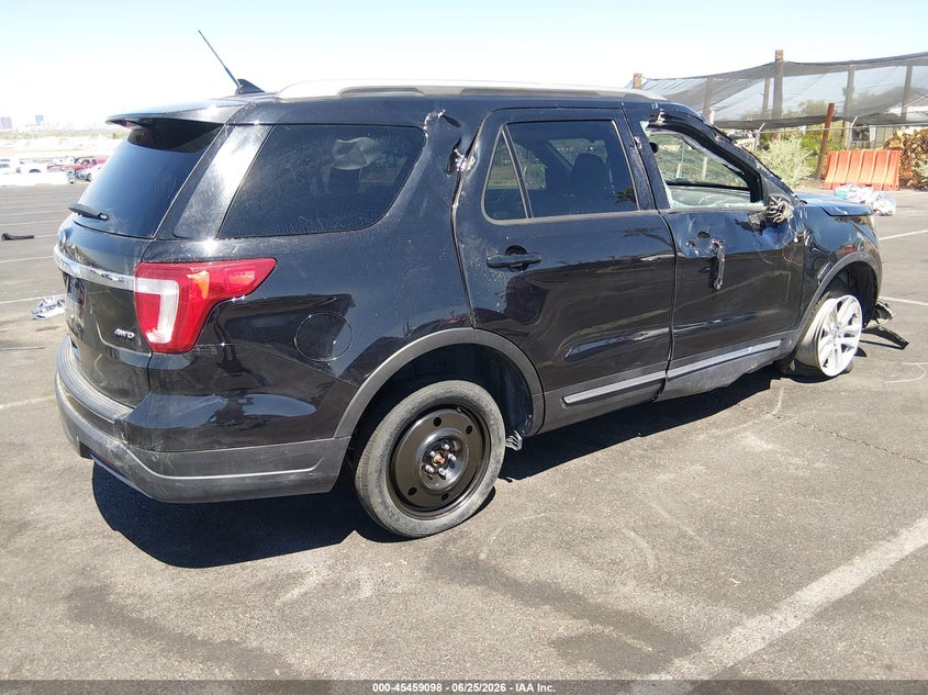 Vin: 1fm5k8d8xkga61845, lot: 45957211, ford explorer xlt 20194
