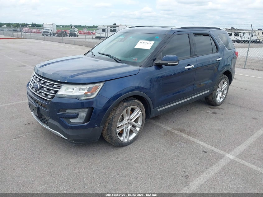 Vin: 1fm5k8f82hgb21459, lot: 45957242, ford explorer limited 20172