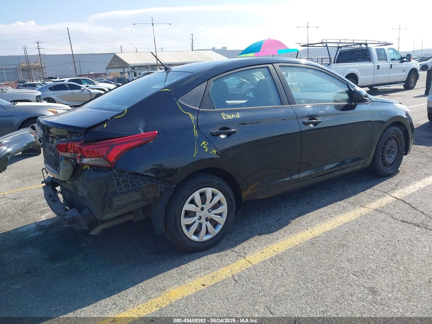 2019 HYUNDAI ACCENT SEDAN 1.6L I-4 DI, DOHC, VVT, 130HP