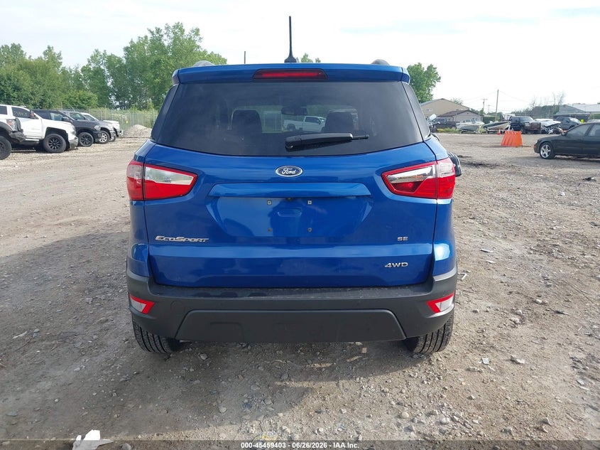 2018 Ford Ecosport Se VIN: MAJ6P1UL2JC186193 Lot: 45459403