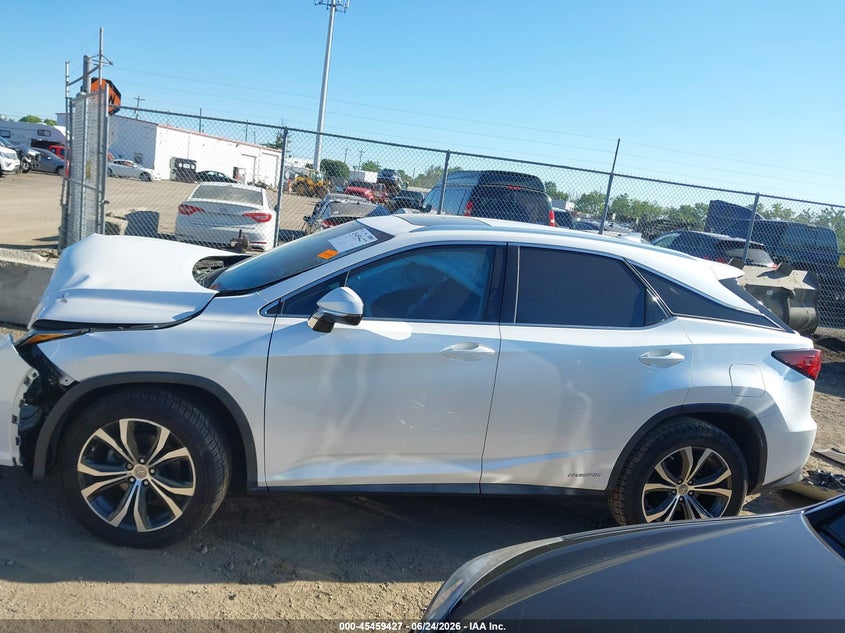 LEXUS RX 450H 2016 VIN 2T2BGMCA5GC005898