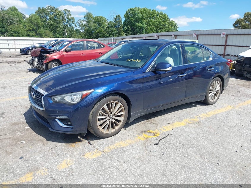 2022 INFINITI Q50 auction photo 2