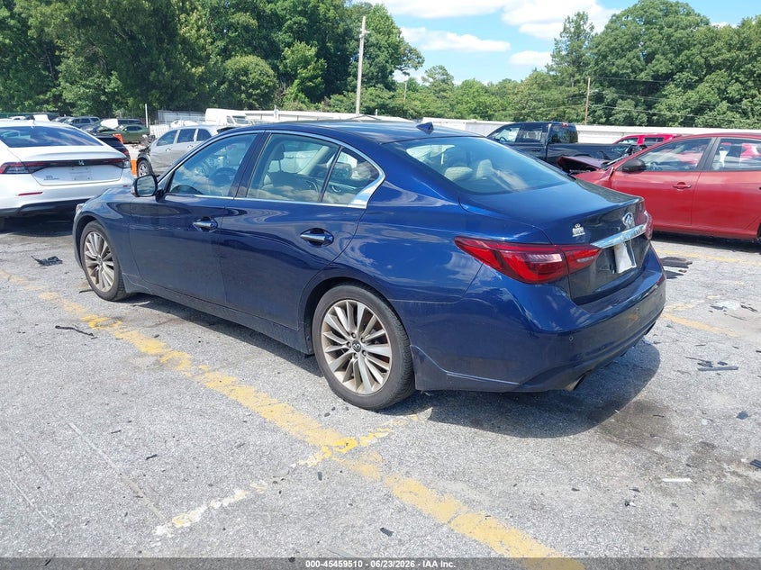 2022 INFINITI Q50 auction photo 3