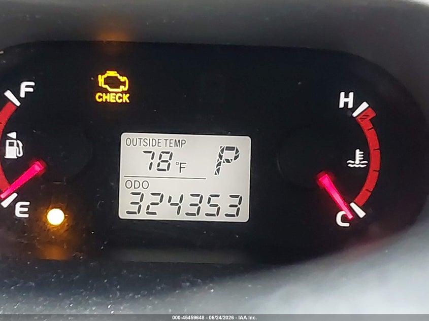 2009 TOYOTA MATRIX HATCHBACK 1.8L I-4 DOHC, VVT, 132HP