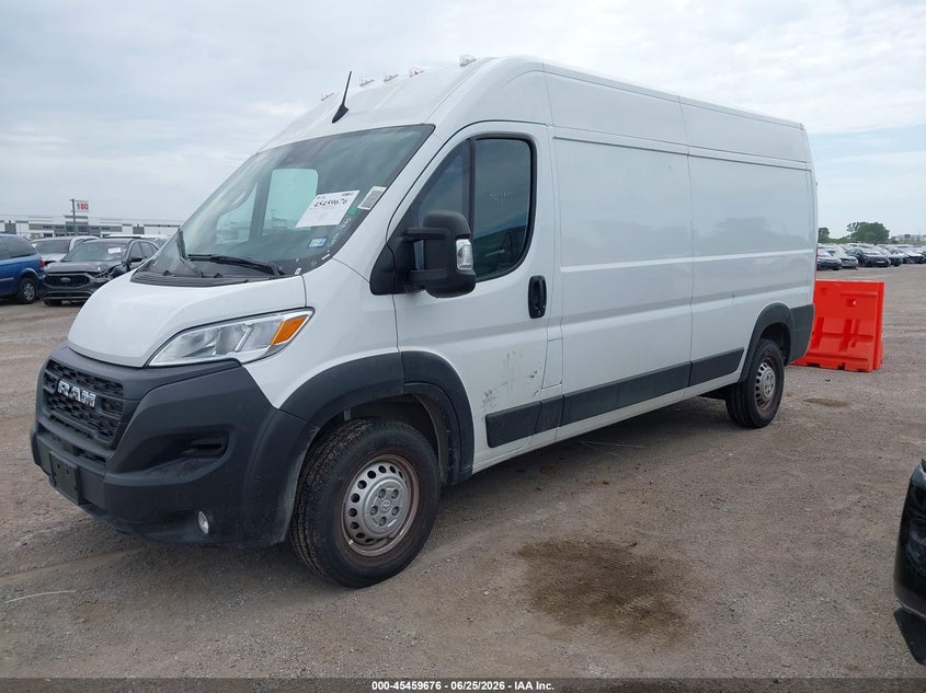 Vin: 3c6lrvdg3te152414, lot: 45957789, ram promaster 2500 tradesman high roof 159 wb w/pass seat 20262