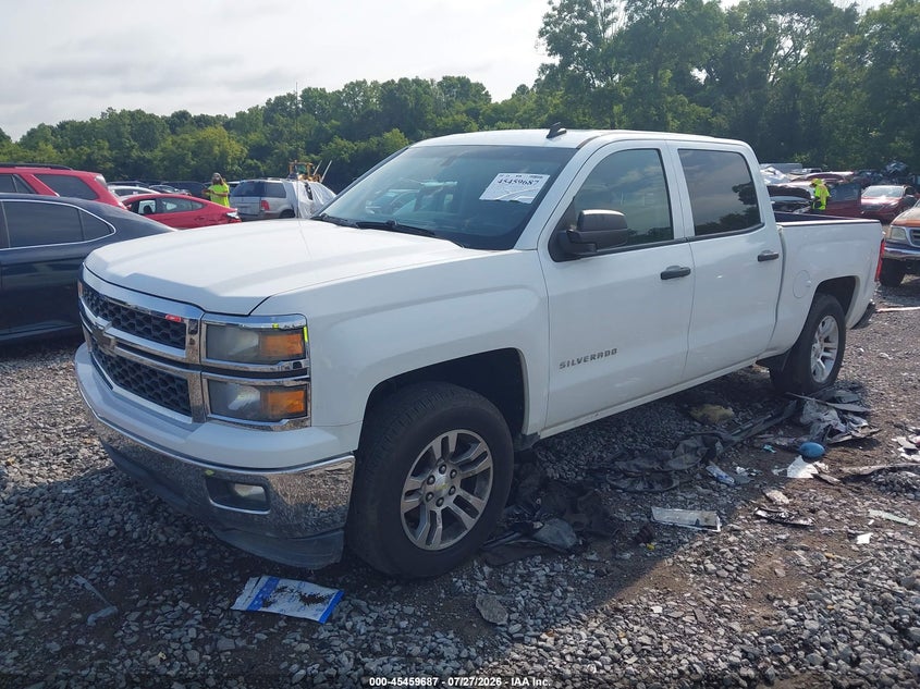Vin: 3gcpcrec4eg135742, lot: 45957800, chevrolet silverado 1500 1lt 20142