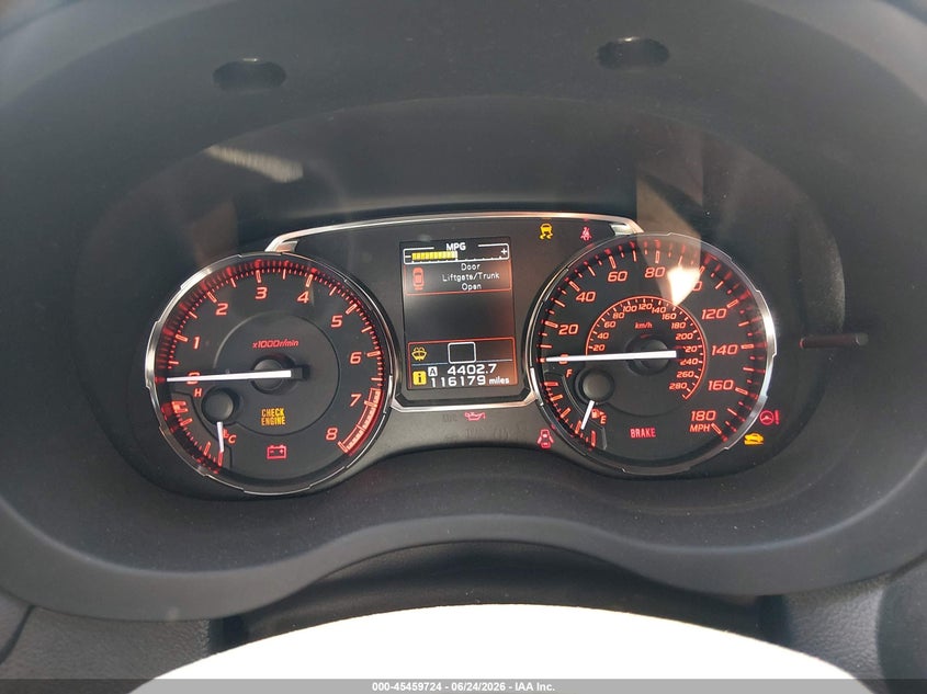 2017 Subaru Wrx Limited VIN: JF1VA1L64H9818966 Lot: 45459724