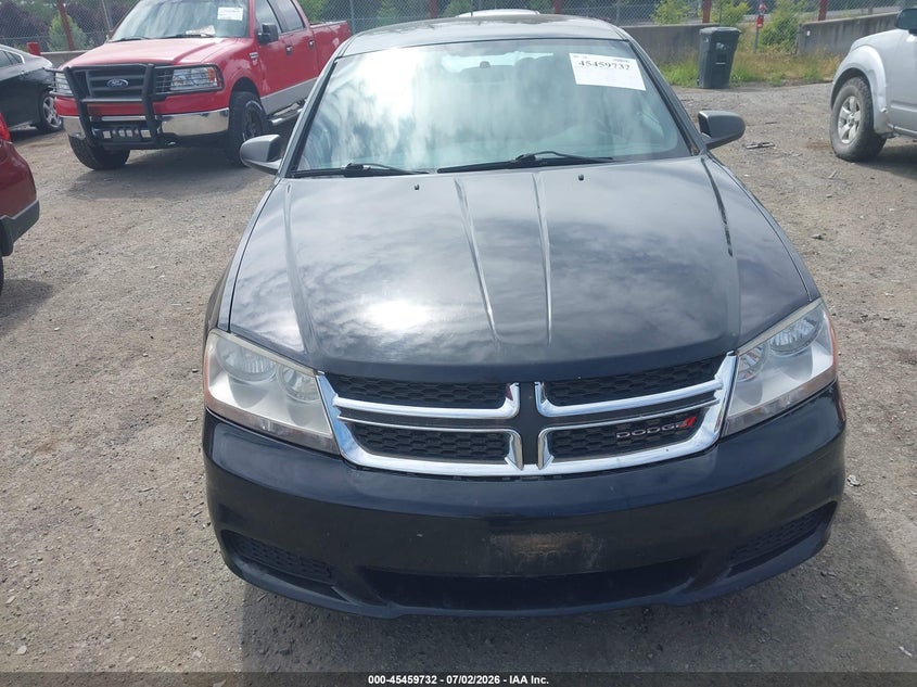 2012 Dodge Avenger Se VIN: 1C3CDZAG5CN327703 Lot: 45459732