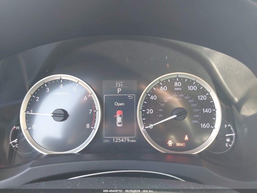 LEXUS IS 250 2015 VIN JTHCF1D23F5022422