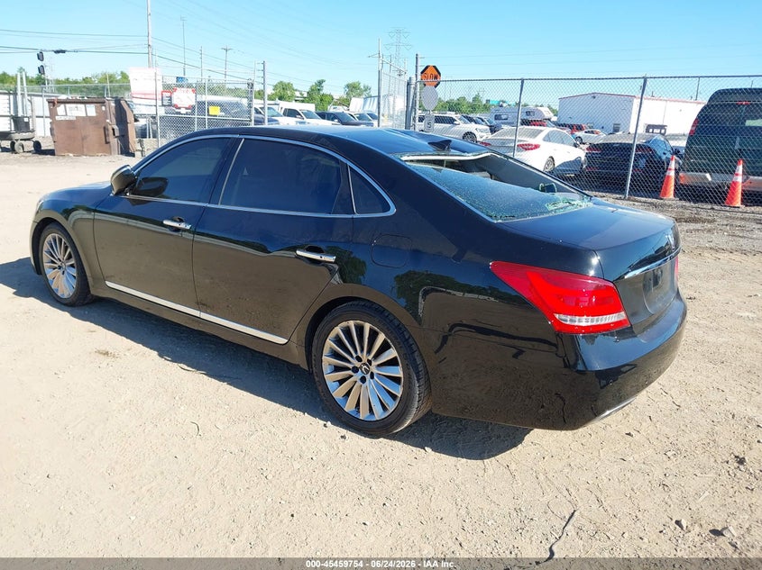 Vin: kmhgh4jh4eu082085, lot: 45957867, hyundai equus signature 20143