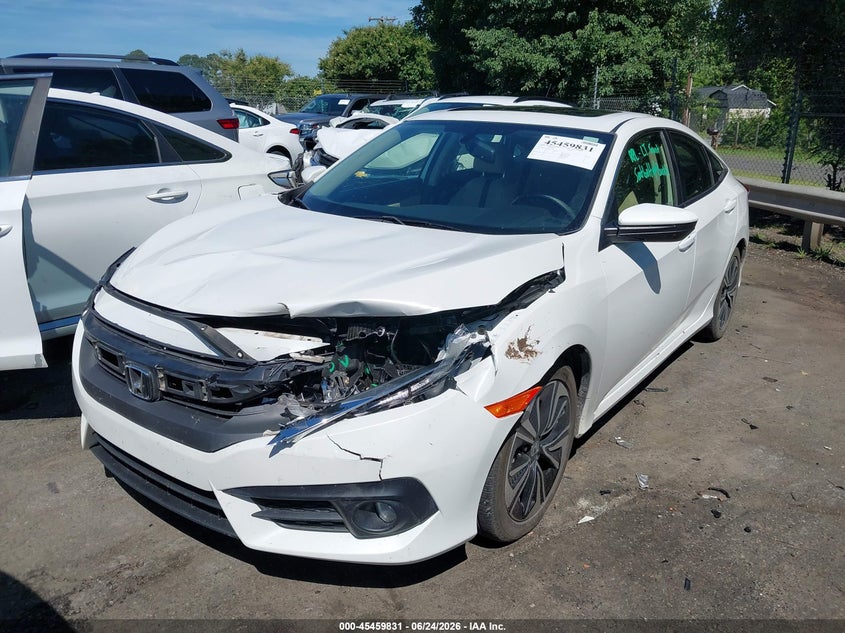 2018 Honda Civic, Front End, IAAI, VIN JHMFC1F73JX021203 — photo 2