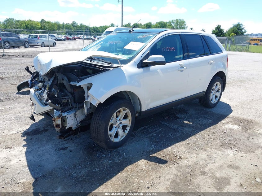 Vin: 2fmdk4jc2eba22465, lot: 45957996, ford edge sel 20142