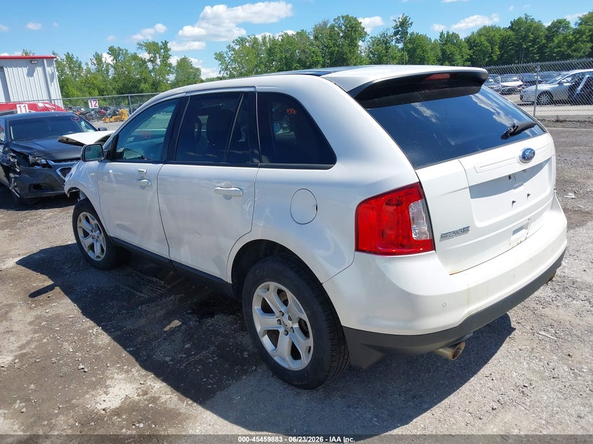 Vin: 2fmdk4jc2eba22465, lot: 45957996, ford edge sel 20143