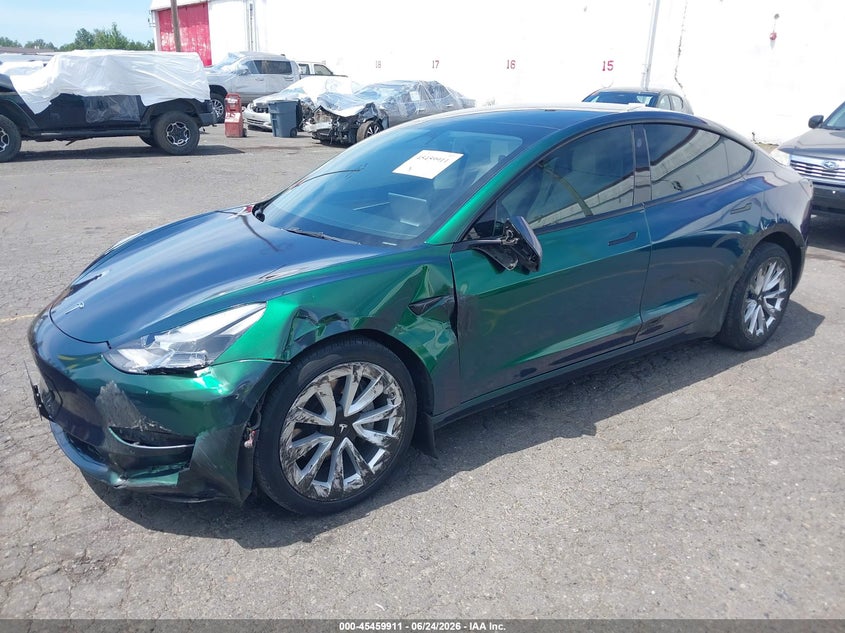 Vin: 5yj3e1eb2nf276879, lot: 45958024, tesla model 3 long range dual motor all-wheel drive 20222