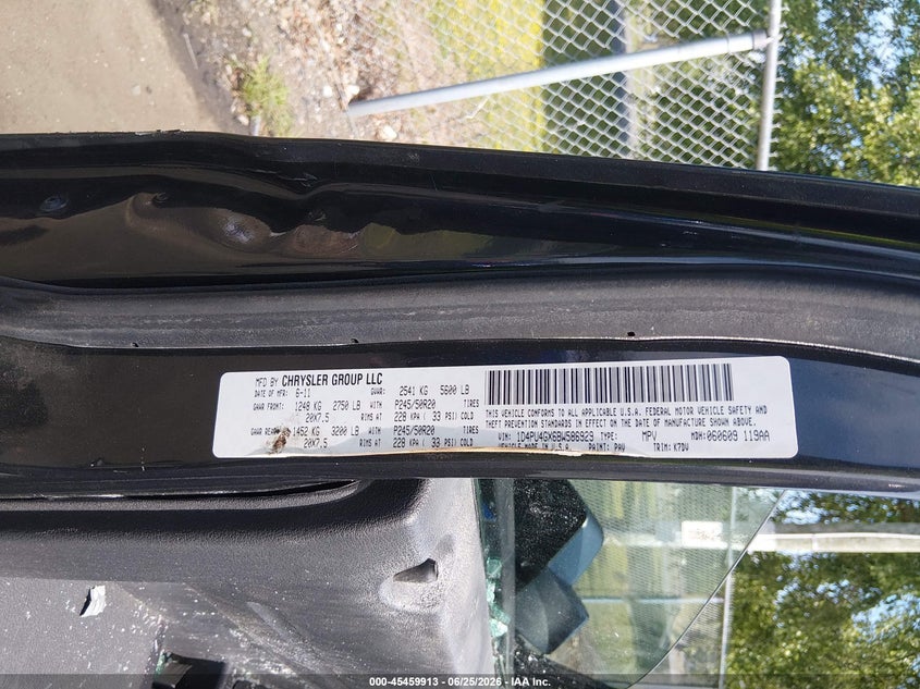 2011 Dodge Nitro Heat VIN: 1D4PU4GX6BW586929 Lot: 45459913