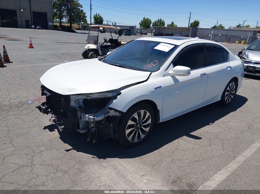 2017 Honda Accord Hybrid Ex-L JHMCR6F57HC014382 photo 1