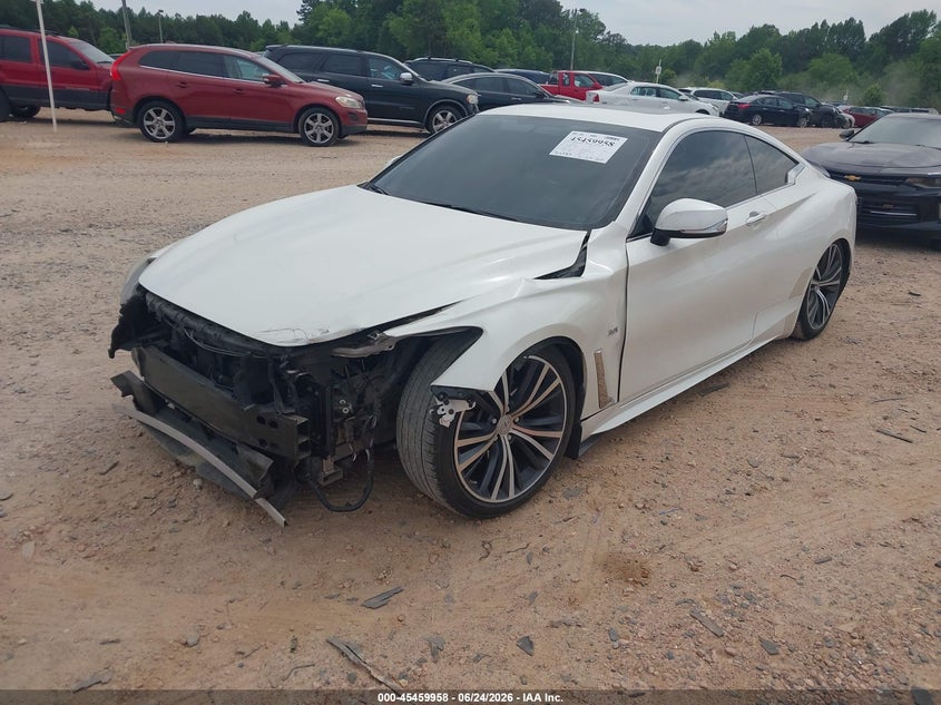 2017 Infiniti Q60, Удар спереду, IAAI, VIN JN1EV7EK6HM363596 — фото 2