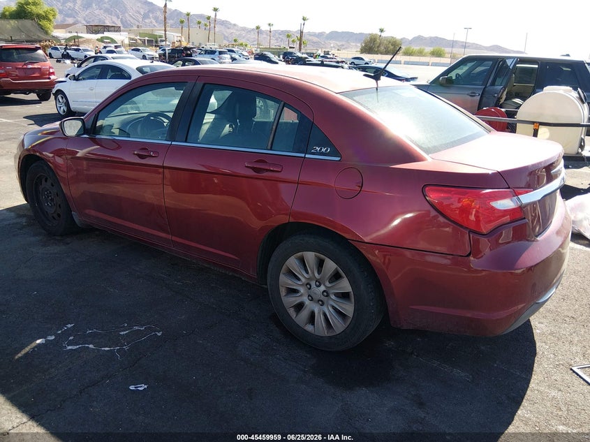 Vin: 1c3ccbab2en230816, lot: 45958072, chrysler 200 lx 20143
