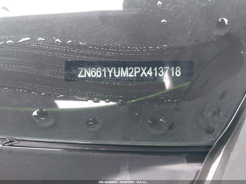 2023 Maserati Levante Modena VIN: ZN661YUM2PX413718 Lot: 45460006