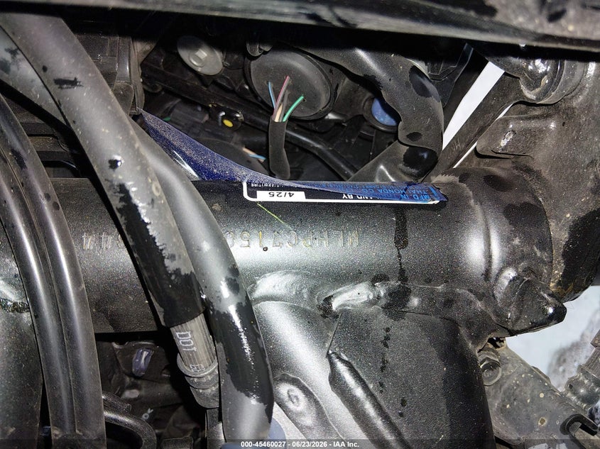 2025 Honda Cb500 F VIN: MLHPC7150S5100644 Lot: 45460027