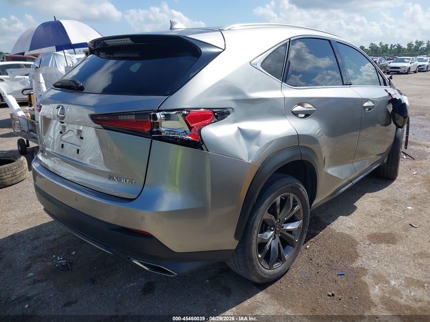 Vin: jtjsarbz2m5022187, lot: 45958152, lexus nx 300 f sport 20214