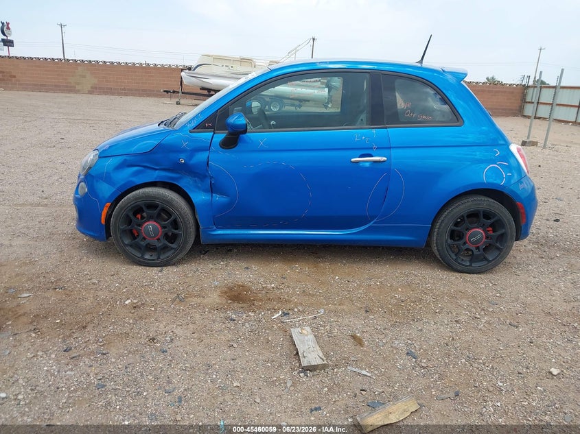 2015 Fiat 500 Sport VIN: 3C3CFFBR1FT663331 Lot: 45460059