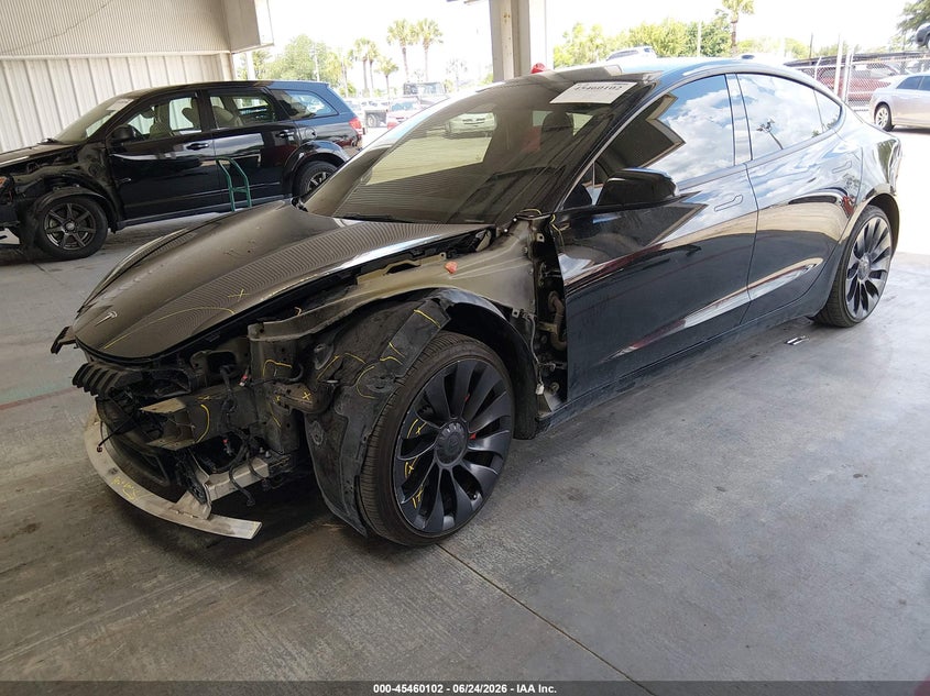 2022 TESLA MODEL 3 auction photo 2