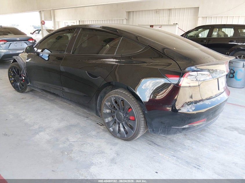 2022 TESLA MODEL 3 auction photo 3