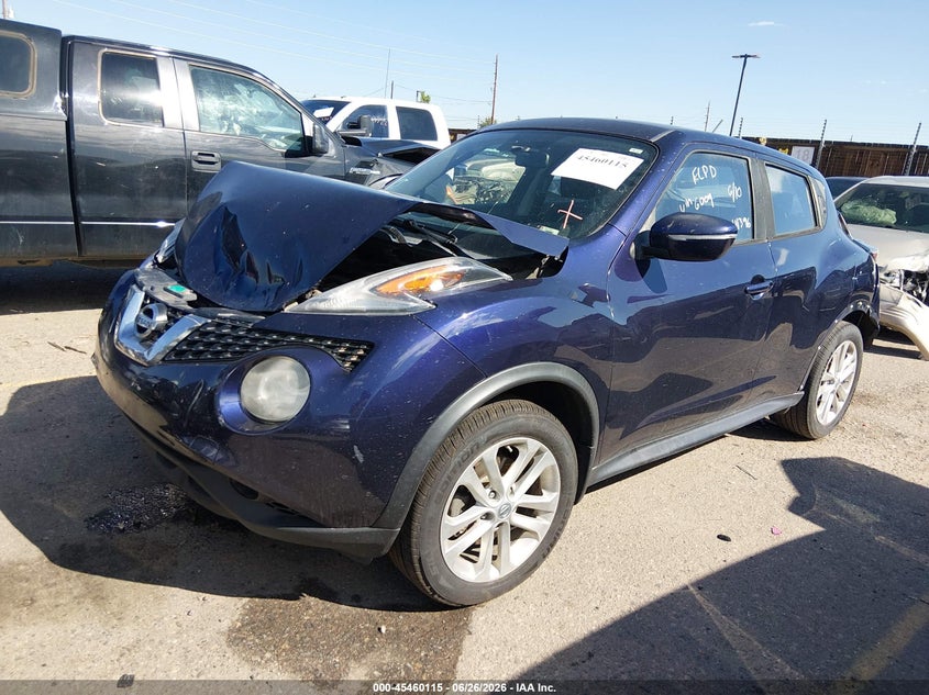 Vin: jn8af5mvxft556009, lot: 45958228, nissan juke s 20152