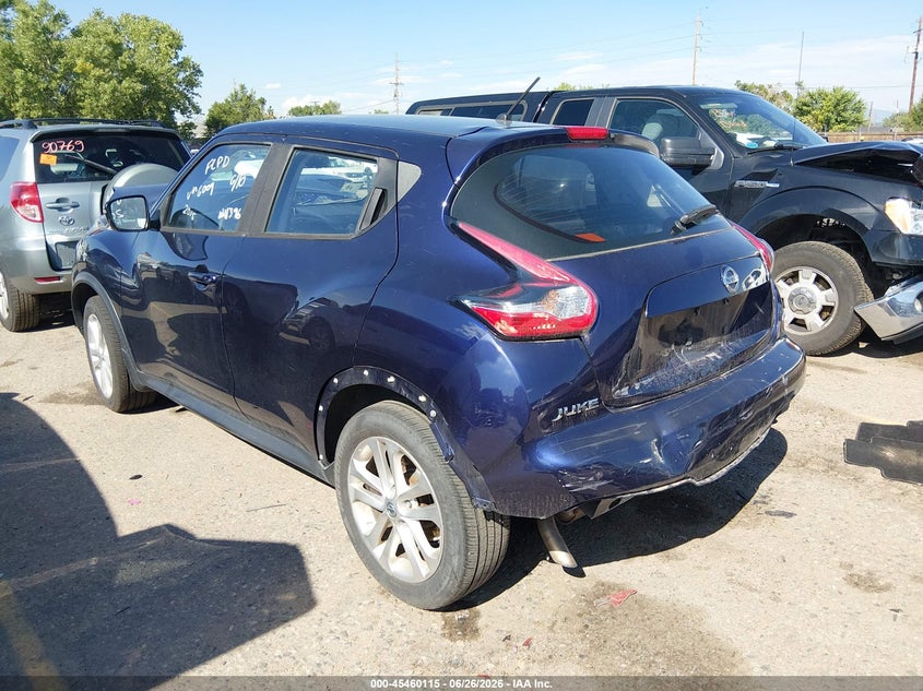 Vin: jn8af5mvxft556009, lot: 45958228, nissan juke s 20153