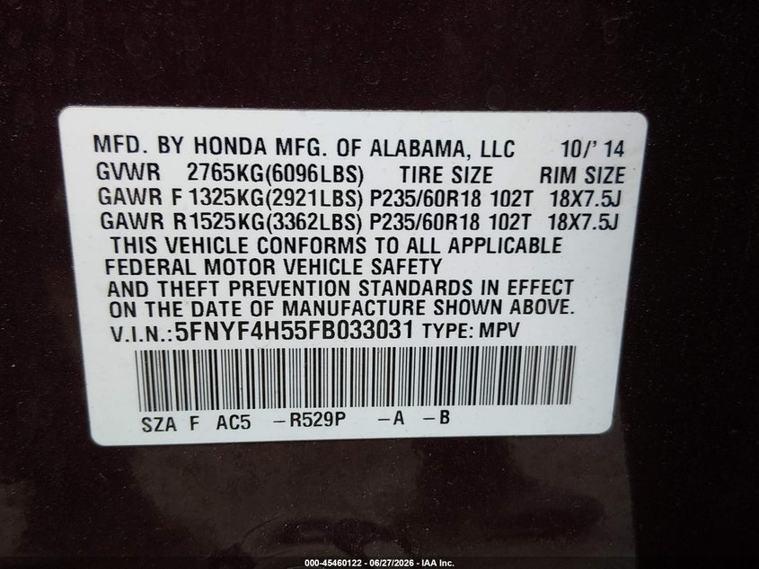 AtlanticExpress - Honda Pilot