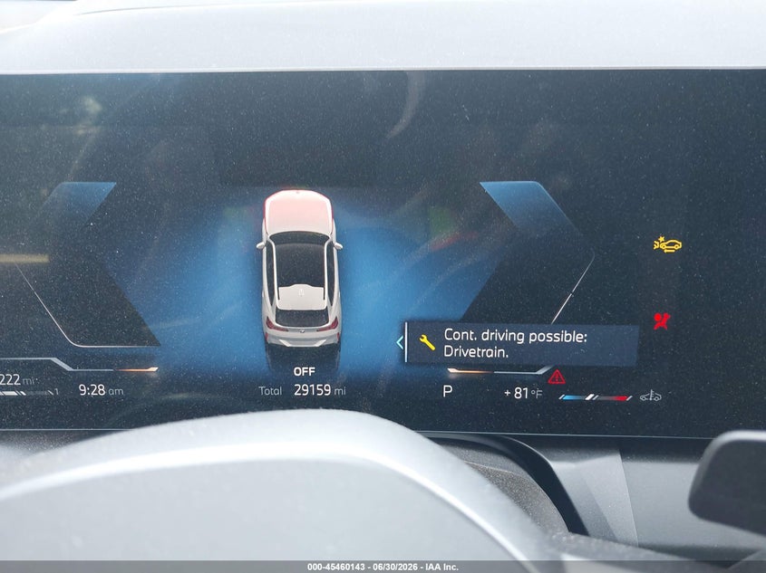 2025 BMW X3 auction photo 7