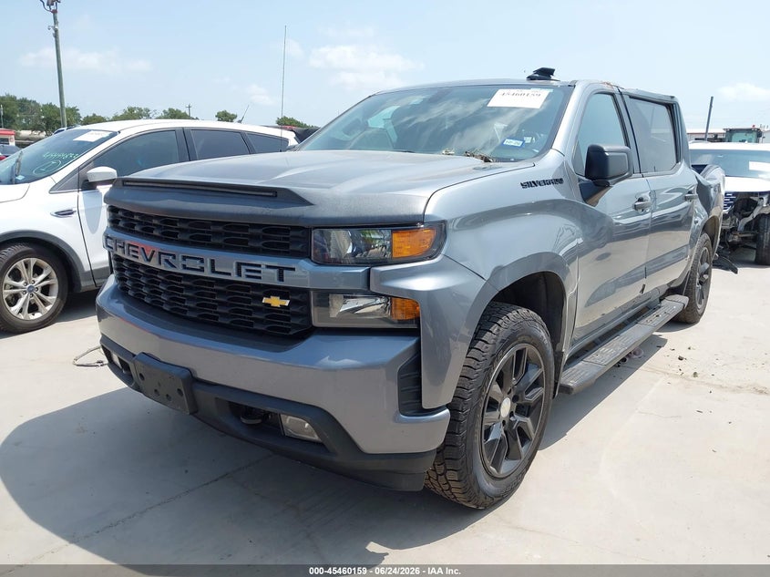 2020 Chevrolet Silverado 1500 2wd  Short Bed Custom 3GCPWBEH8LG406924 photo 1