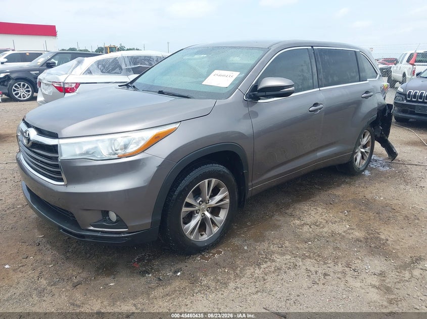 2015 TOYOTA HIGHLANDER auction photo 2