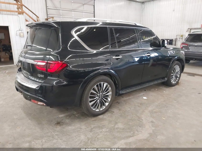Vin: jn8az2be7m9268144, lot: 45958572, infiniti qx80 sensory awd 20214