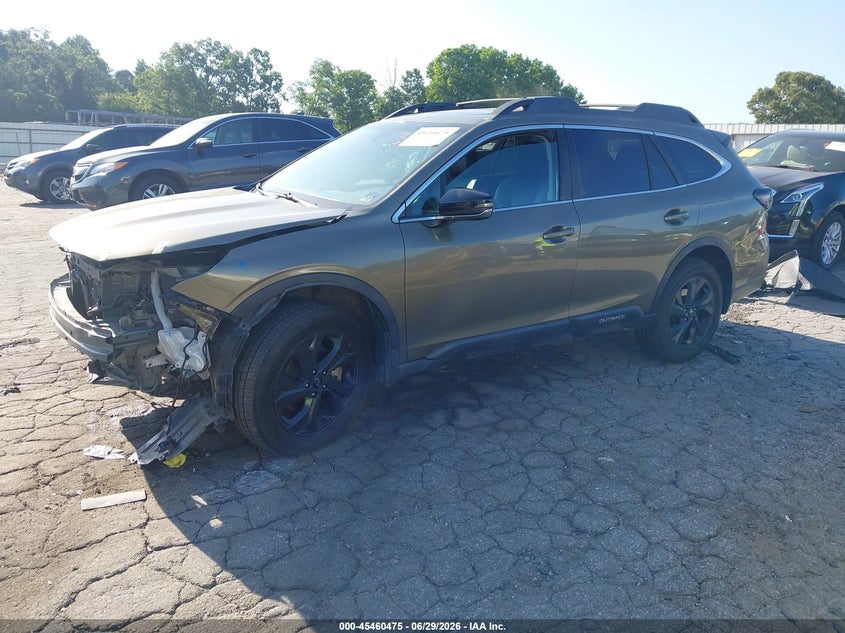 Vin: 4s4btgld0m3221248, lot: 45958587, subaru outback onyx edition xt 20212
