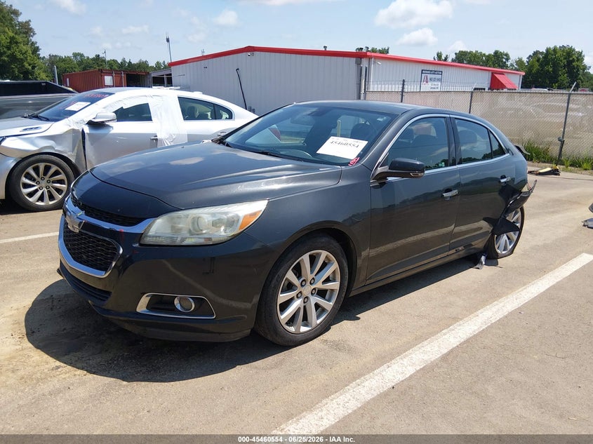 2015 Chevrolet Malibu, Left Rear, IAAI, VIN 1G11F5SL3FF128769 — photo 2