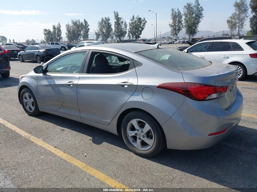 2015 HYUNDAI ELANTRA auction photo 3