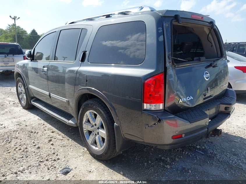 Vin: 5n1aa0ne1cn605699, lot: 45958788, nissan armada platinum 20123