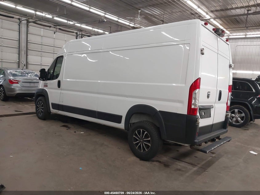 Vin: 3c6lrvdg7me548654, lot: 45958822, ram promaster 2500 high roof 159 wb 20213