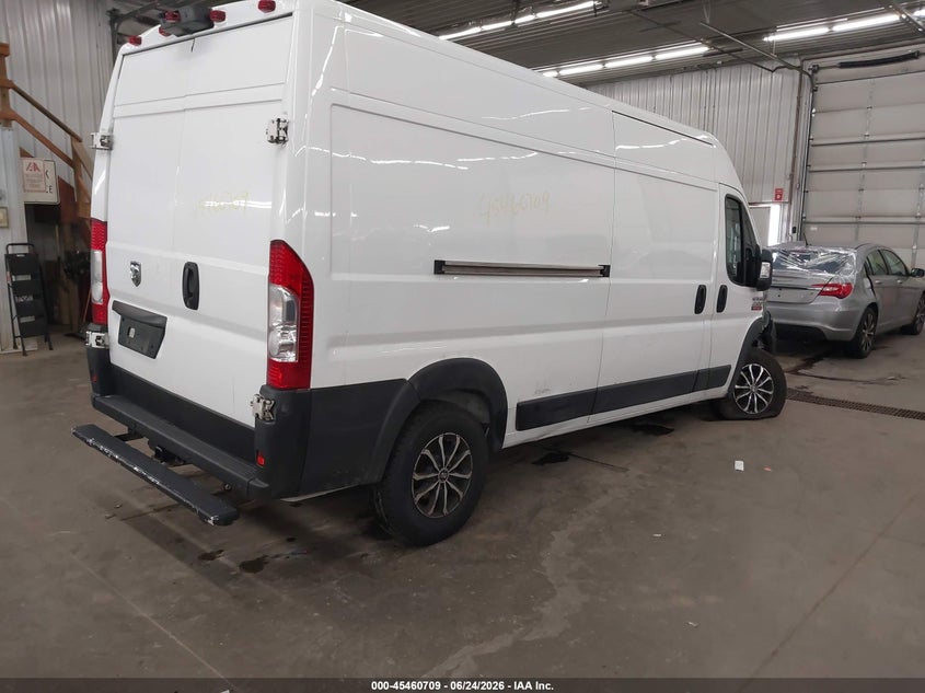 Vin: 3c6lrvdg7me548654, lot: 45958822, ram promaster 2500 high roof 159 wb 20214