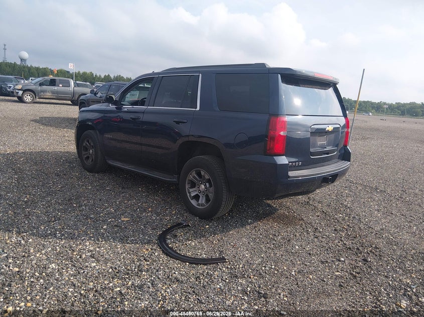 Vin: 1gnskaec8jr335734, lot: 45958882, chevrolet tahoe ls 20183