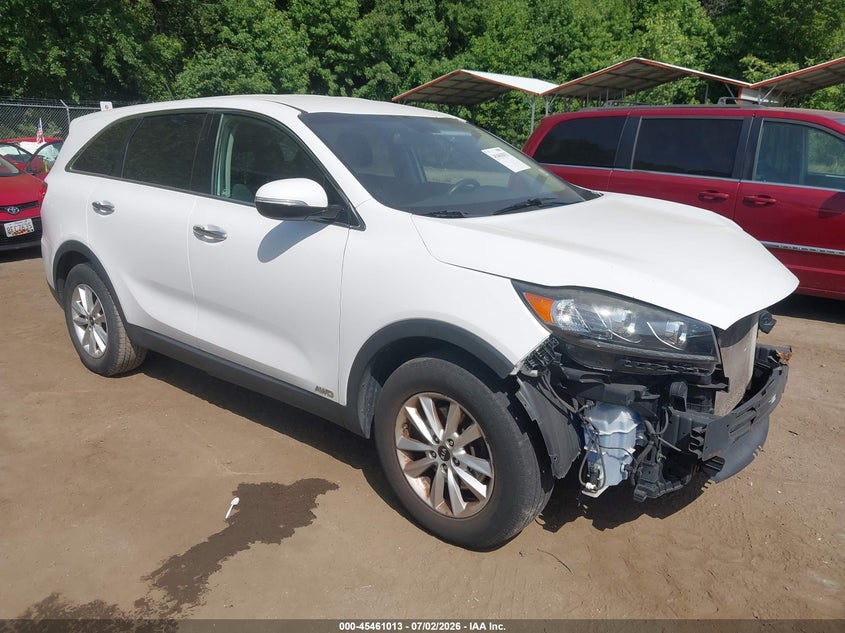 Vin: 5xypgda3xkg459009, lot: 45959126, kia sorento 2.4l lx 20191