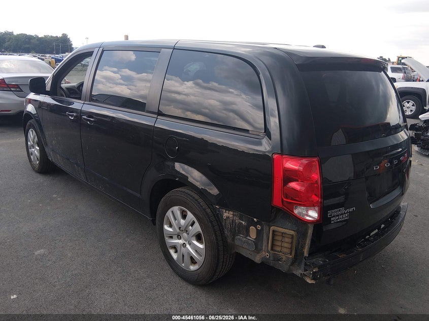 Vin: 2c4rdgbg2jr151251, lot: 45959169, dodge grand caravan se 20183