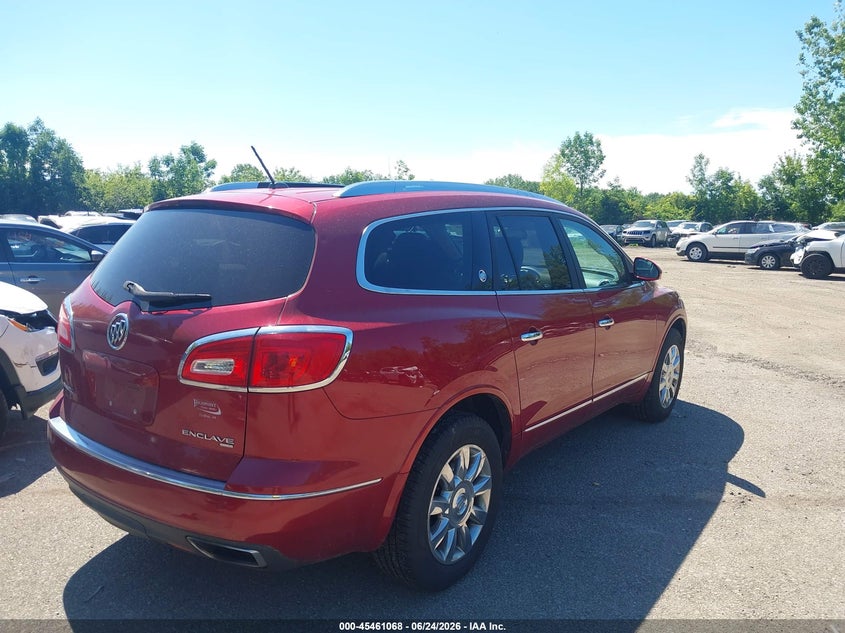 Vin: 5gakvbkd0ej297876, lot: 45959181, buick enclave leather 20144