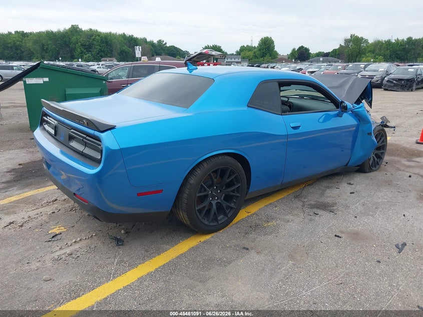 Vin: 2c3cdzfj4fh804347, lot: 45959204, dodge challenger r/t scat pack 20154