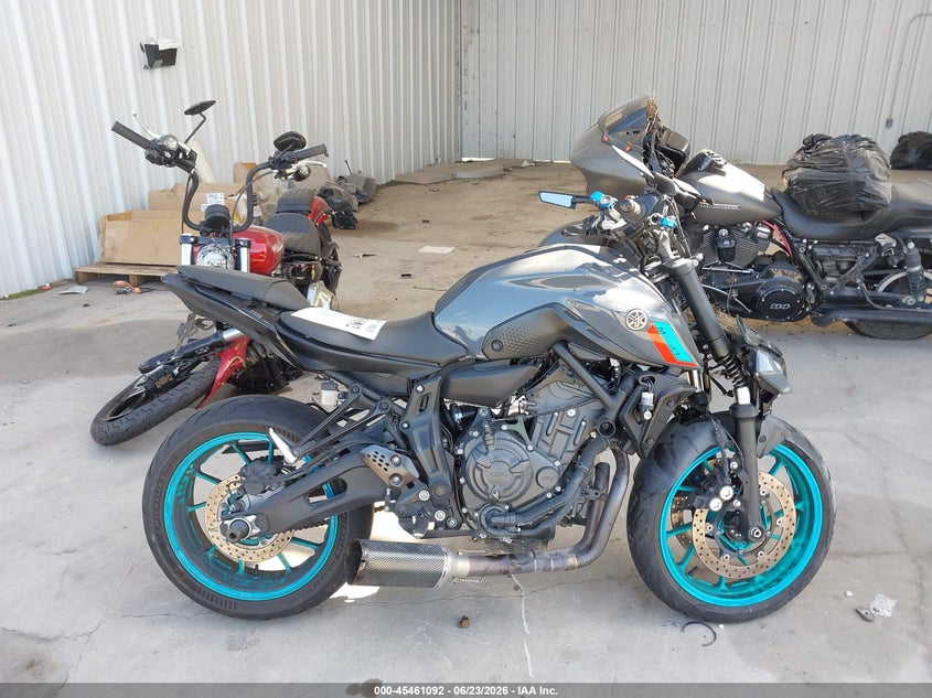 2022 Yamaha Mt07 VIN: JYARM32E8NA003568 Lot: 45461092