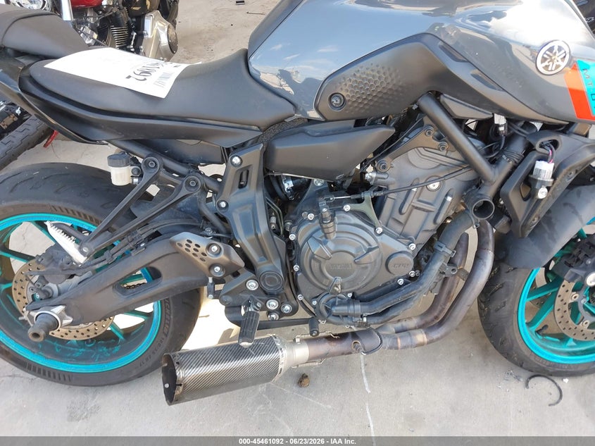 2022 YAMAHA MT07 auction photo 8